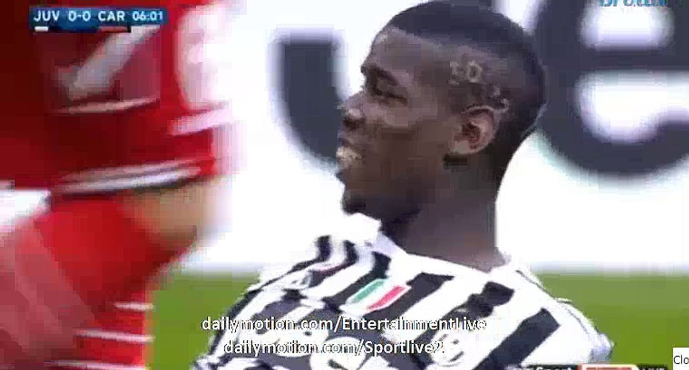 Paul Pogba Super Goal Juventus 1-0 Carpi Serie A