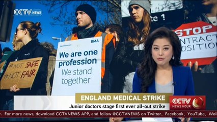 Junior doctors stage first ever all-out strike in England