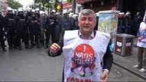Şişli'den Taksim'e Yürümek İsteyen Gruba Polis Müdahalesi 2-