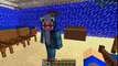 Minecraft Adventure - Sharky and Scuba Steve - CRAZY FARM VISIT!!