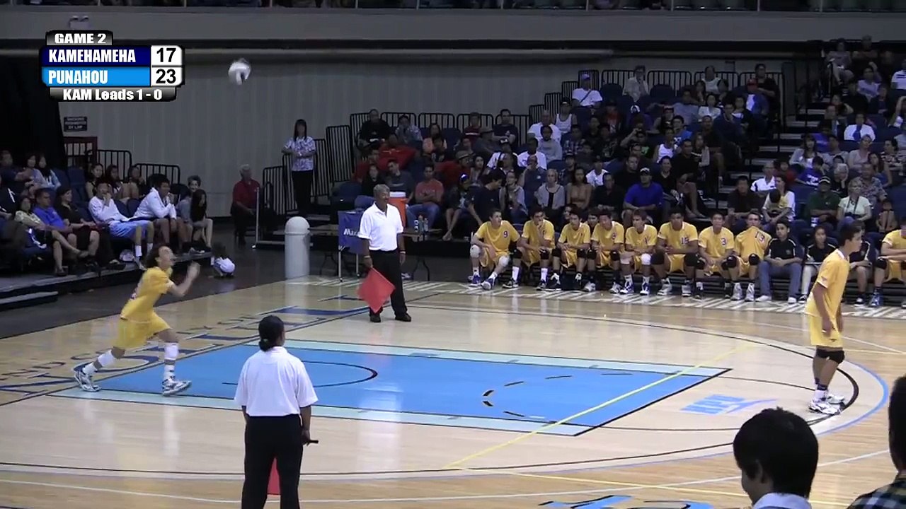 2012 Boys Volleyball: Hawaii State Championship: Punahou vs. Kamehameha Hawaii (May 5, 201