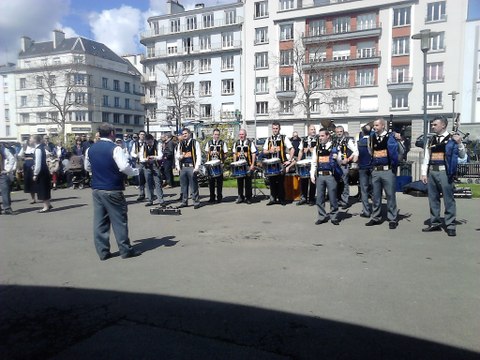 Bagad Kemper printemps des sonneurs 2016