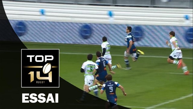 TOP 14 – Castres – Pau: 37-6 Essai de Geoffrey PALIS (CAS) – J22 – Saison 2015-2016