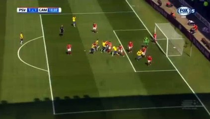Xander Houtkoop Goal - PSV Eindhoven 1 - 1 Cambuur 01.05.2016