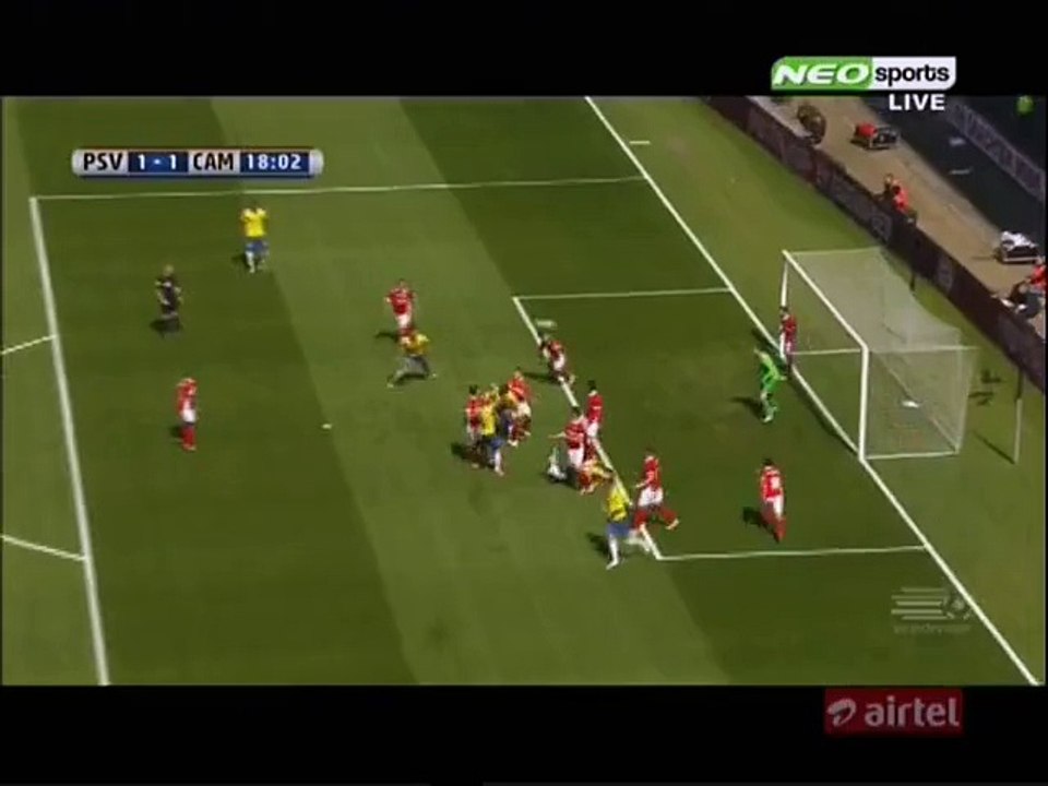 Xander Houtkoop Goal HD u2013 PSV 1-1 Cambuur - 01.05.2016 HD