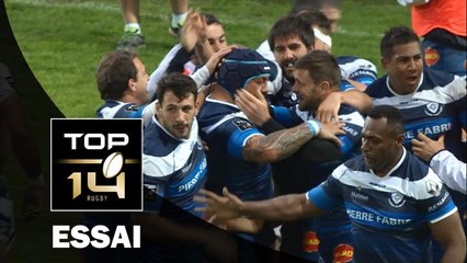 TOP 14 – Castres – Pau: 37-6 Essai de Karena WIHONGI (CAS) – J22 – Saison 2015-2016