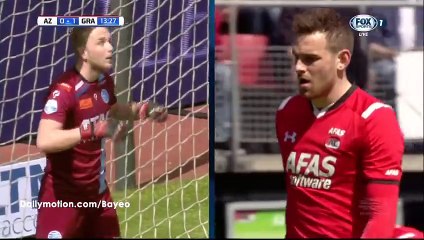 Vincent Janssen Goal HD - AZ Alkmaar 1-1 Graafschap - 01-05-2016