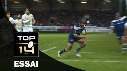 TOP 14 – Castres – Pau: 37-6 Essai 1 de Marc-Antoine RALLIER (CAS) – J22 – Saison 2015-2016
