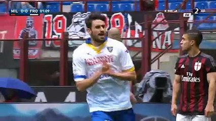 0-1 Luca Paganini | AC Milan - Frosinone 01.05.2016 HD