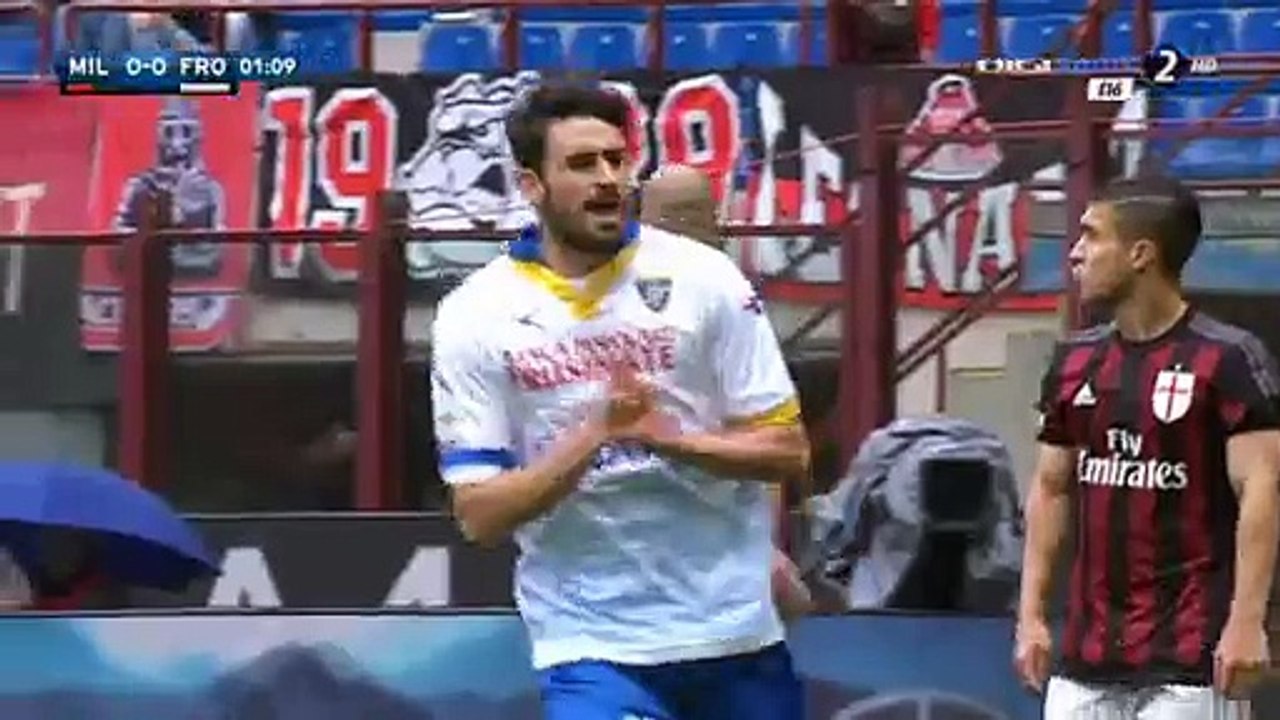 0-1 Luca Paganini | AC Milan - Frosinone 01.05.2016 HD