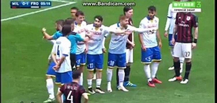 Mario Balotelli Fantastic Elastico Skills - AC Milan - Frosinone 01.05.2016 HD