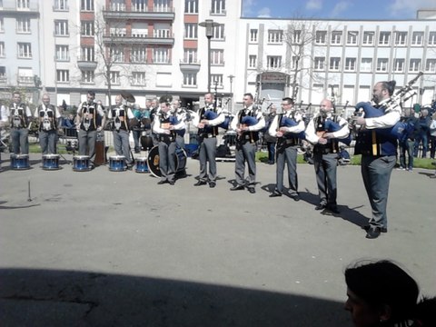 Bagad de Kemper à Brest