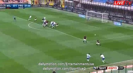 Mario Balotelli Goal Milan 1-1 Frosinone SerieA