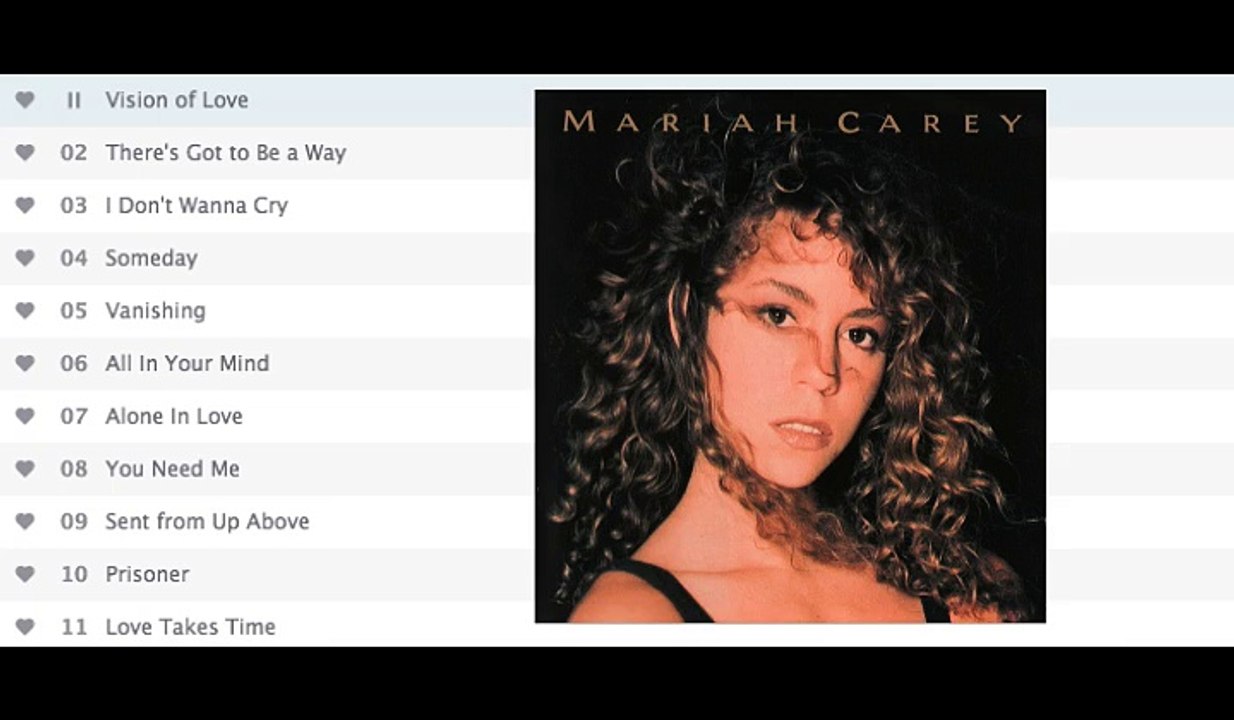 Extrait Mariah Carey 1990