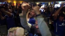L'explosion de joie des supporters de Leicester après l'égalisation de Morgan !