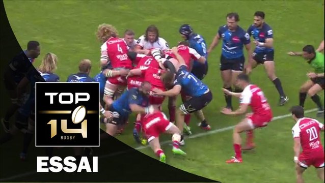 TOP 14 – Montpellier – Grenoble: 51-10 Essai de Arnaud HEGUY (GRE) – J22 – Saison 2015-2016