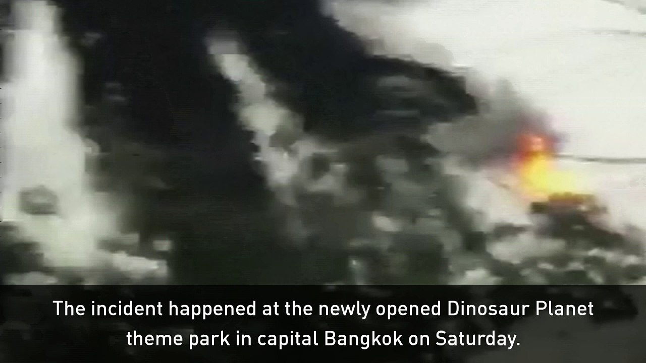 Fire breaks out on Bangkok ferris wheel