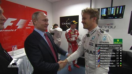 Grand Prix de Russie - Un froid glacial entre Poutine et Rosberg