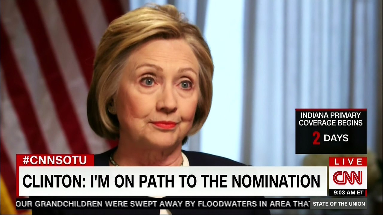 5-1-2016 Hillary looks forward to 'working with' Bernie on platform