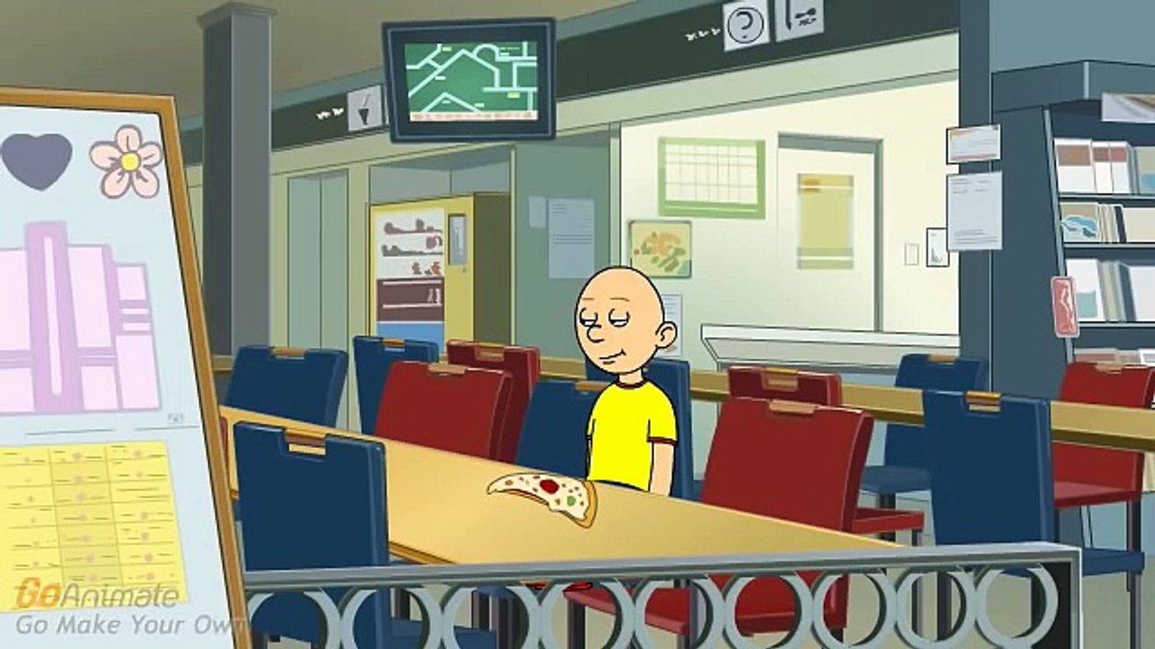 Caillou Goes To Chuck E Cheeses While Grounded!