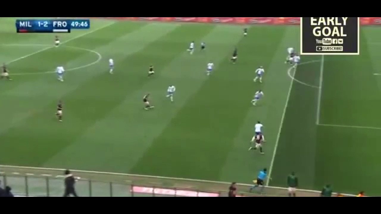 Carlos Bacca Goal ~ AC Milan vs Frosinone 1-2 01.05.2016