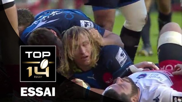 TOP 14 – Montpellier – Grenoble: 51-10 Essai de Jacques DU PLESSIS (MON) – J22 – Saison 2015-2016