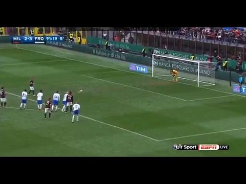 Goal Jeremy Menez - AC Milan 3-3 Frosinone (01.05.2016) Serie A