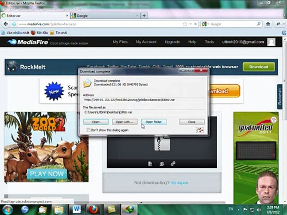 Joomla 1 5 25 Cài đặt EDITOR