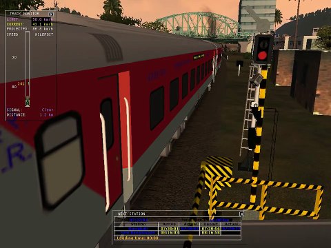 Indian Train Simulator Shatabdi express full speed ...