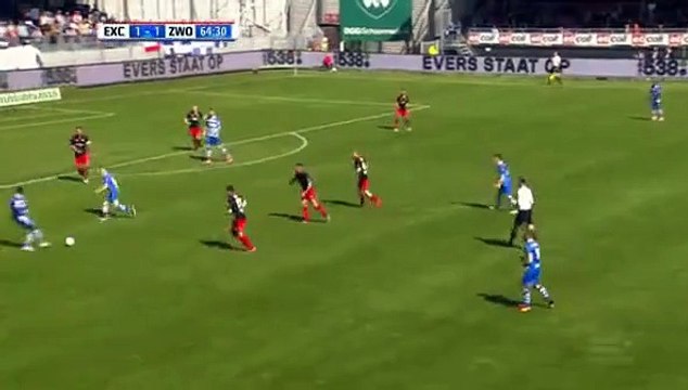 Menig GOAL (1:2) Excelsior vs PEC Zwolle 01/05/2016