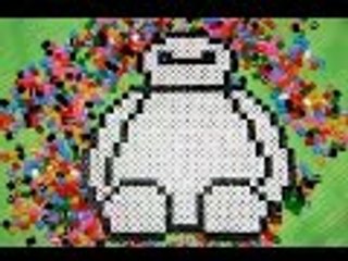 Baymax in Pyssla/hama beads - Big Hero 6