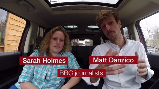 Car confessions with a Trump and Sanders supporter - BBC News
