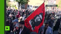 «Cassez-vous !» : les manifestants du 1er mai s'en prennent aux CRS à Paris