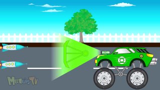 Superman Truck Batman And Green Lentren Monster Truck For Children  Kids Video.flv