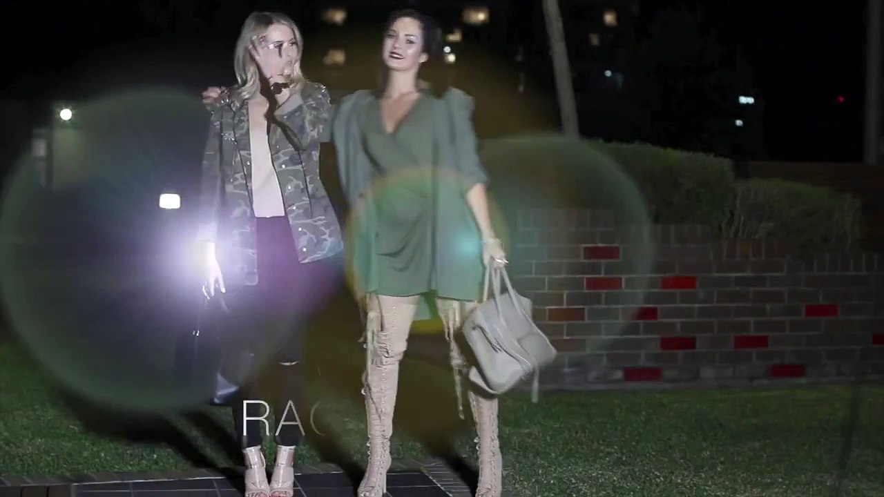 Girls Night Out Outfit \\ Thigh High Boots & Ca...