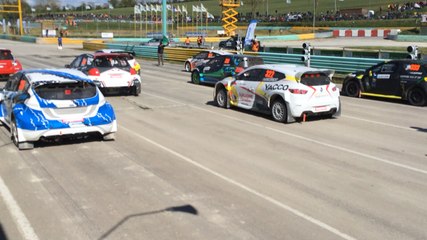 Rallycross à Essay : une première manche filmée