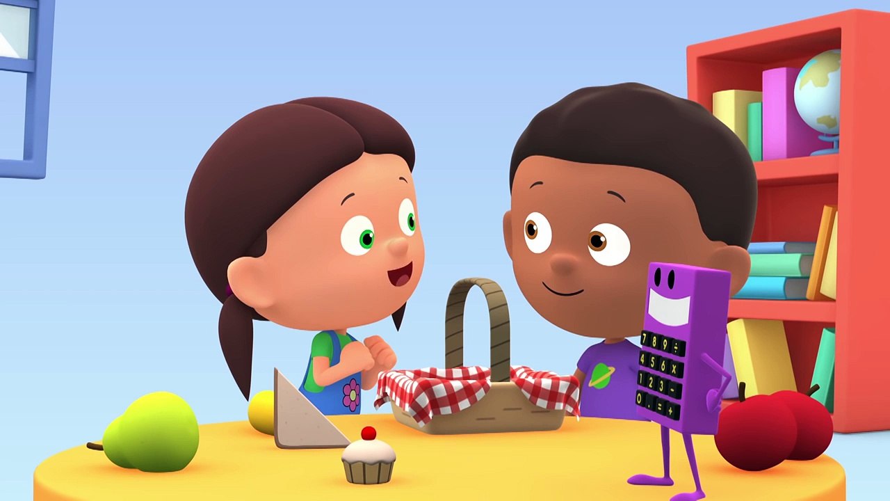 Цифры для детей. Счет до 4. Развивающий мультик: Считаем с Полой. Кто взял яблоко