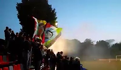 Curva Nord- La partita fra laziali ed interisti