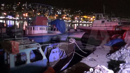 BOZHANEDE BALIKÇI BARINAĞI ALEV ALEV YANDI