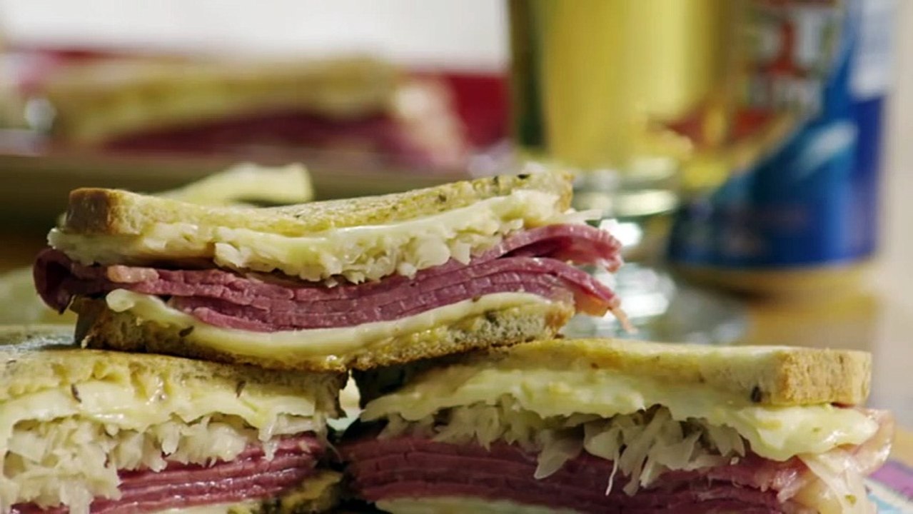 Grilled Reuben Sandwich Recipe - How to Make a Grilled Reuben Sandwich