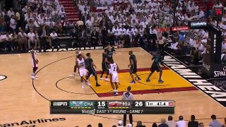 Jeremy Lin Drives & Scores | Hornets vs Heat | Game 7 | May 1, 2016 | 2016 NBA Playoffs