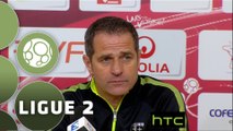 Conférence de presse Dijon FCO - FC Metz (0-4) : Olivier DALL'OGLIO (DFCO) - Philippe  HINSCHBERGER (FCM) - 2015/2016