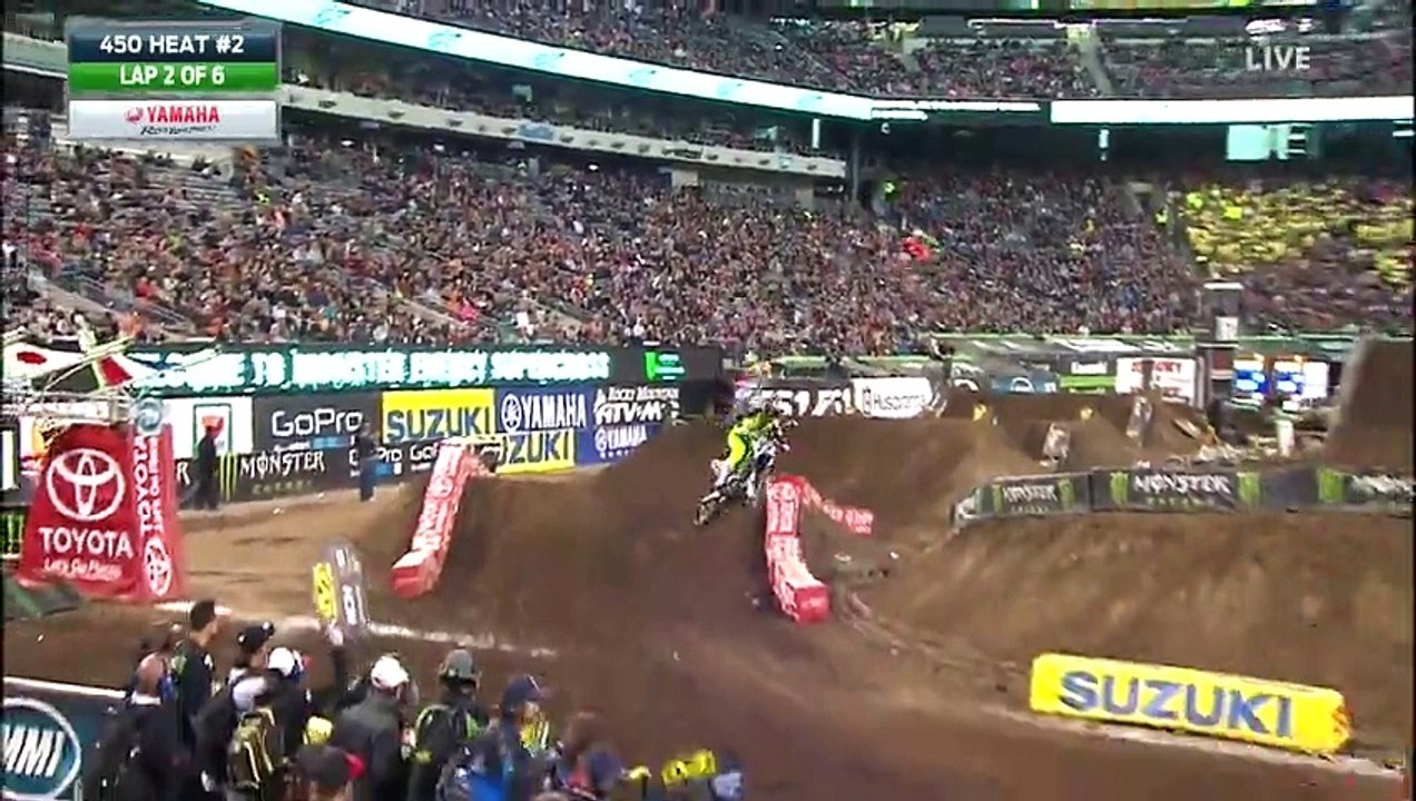 Monster Energy Supercross 2016 Rd16 East Rutherford 450 Heat 2