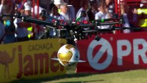 Bola da final Chegando em um Drone - Audax 0 x 0 Santos - 01-05-2016