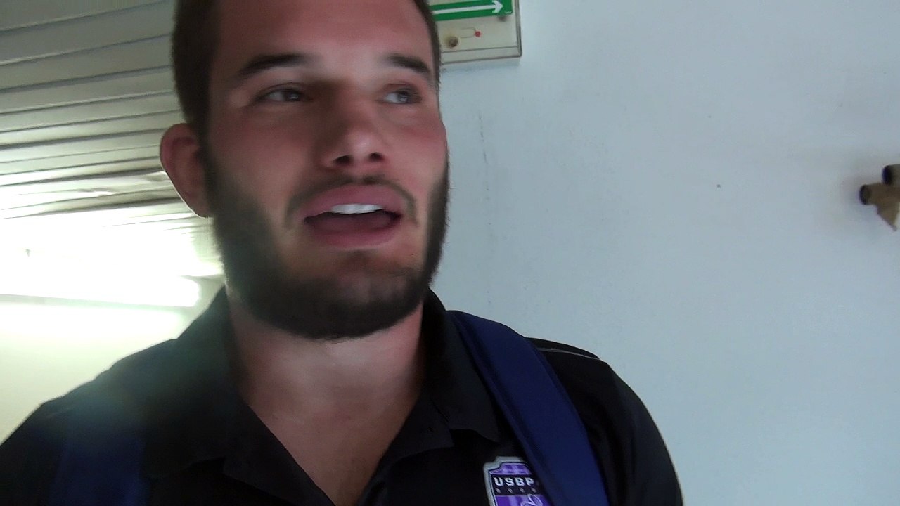 Rugby Fédérale 1 - Quentin Witt réagit après USB - Auch