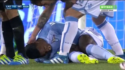 Jeison Murillo Red Card HD - Lazio 1-0 Internazionale - 01.05.2016 HD