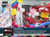 Presidente de Venezuela: Defiendo los derechos laborales del pueblo