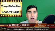 Chicago White Sox vs. Baltimore Orioles Pick Prediction MLB Baseball Odds Preview 4-30-2016