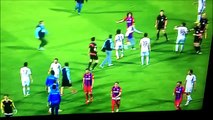 Karabukspor Fan Attacks The Referee and Footballer Attacks Fan With Flying Kick