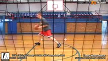 Catch and Sweep 1 Dribble Mid-Range Jump Shot (Individual): Goalrilla G Trainer Basketball Drill